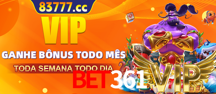 Banner promocional do bet361 oferecendo 100% de recompensas adicionais contínuas para quem fizer o login diário (Daily sign-in), com um mascote de coelho.